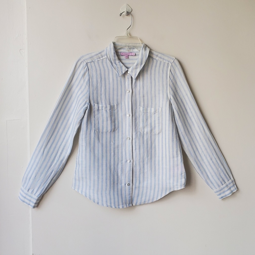 Calypso St. Barth Stripe Button Down - image 1